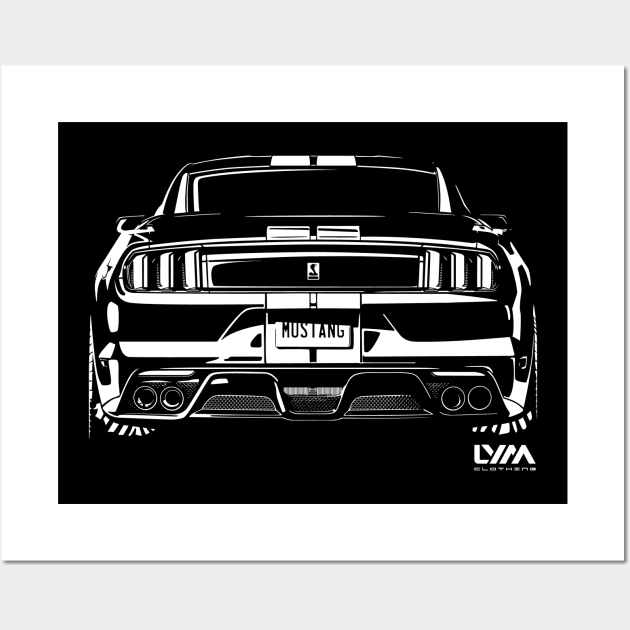 2015-2019 Ford Mustang GT350 S550 Wall Art by LYM Clothing